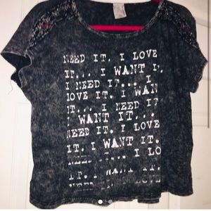 Casual Semi Crop Top.